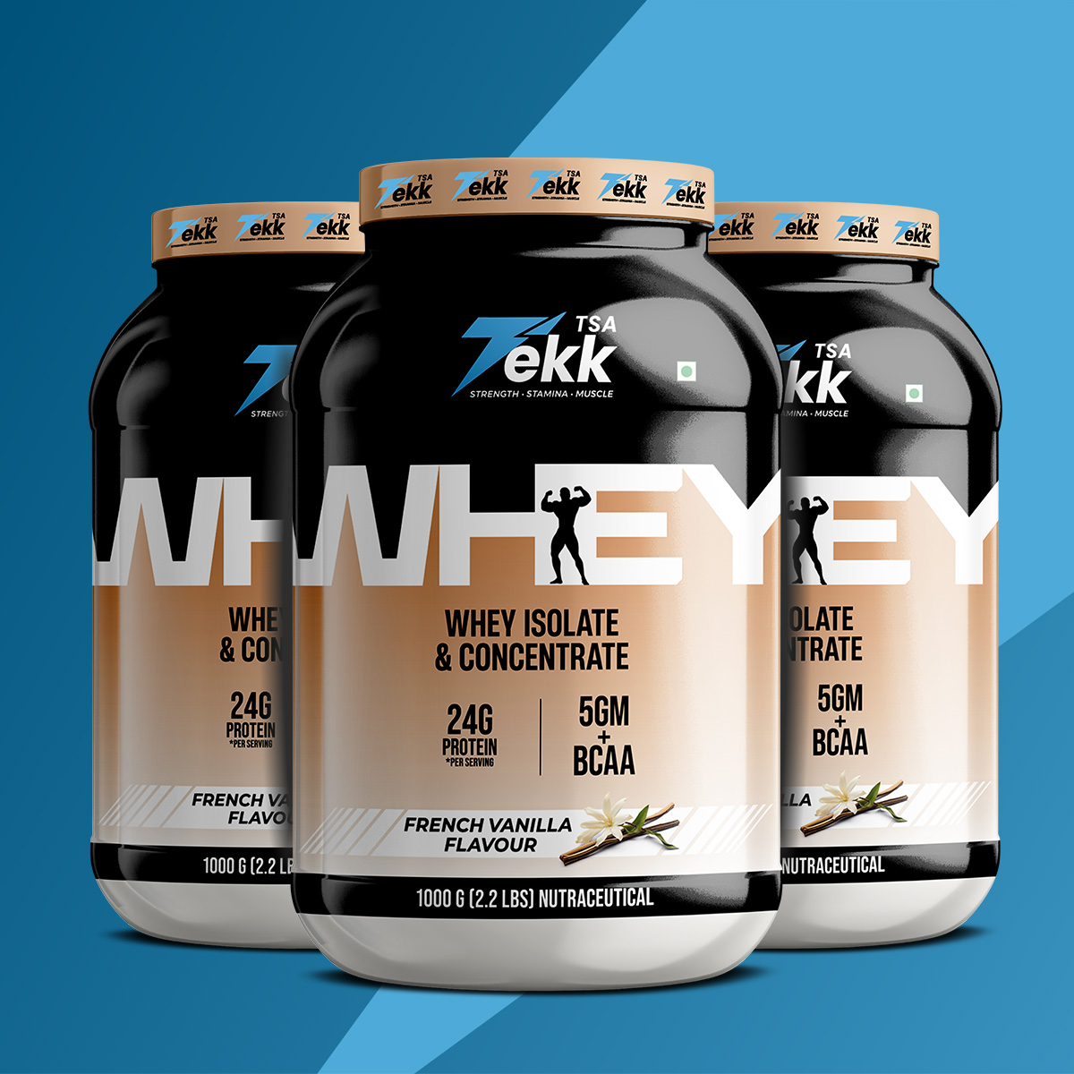 French Vanilla Whey - Triple Pack (1kg x 3)