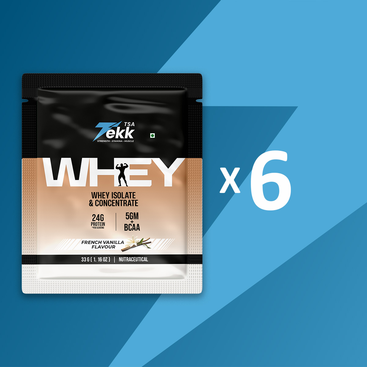 Sachet - French Vanilla Whey (6 Sachets)